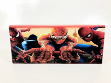 Kotak Pensil Kayu Spiderman/ tempat pensil spiderman