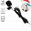Mikrofon Vlogger Clip, microphone klip video youtuber black audio