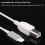 Kabel Iphon/Ipat ke Piano / Keyboard , Lightnin to MIDI Cable, USB