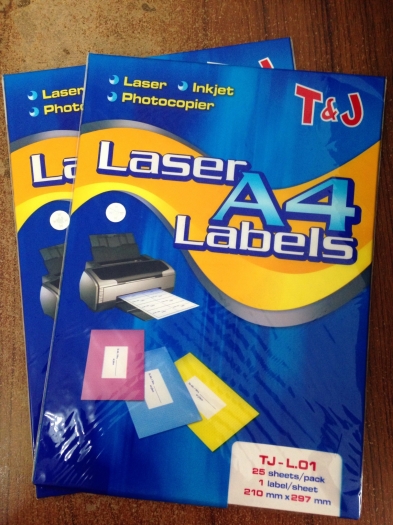 Label Tom & Jerry ukuran A4/label/sticker T&J ukuran A4