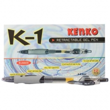 Pulpen Kenko K-1 Retraceable Pen,Pulpen Gel Kenko, Pulpen Kenko K1