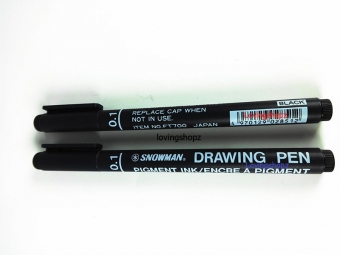 Pulpen Snowman Drawing Pen 0.1,Snowman 700 Drawing Pen 0.1