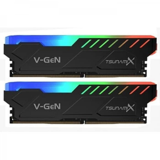 RAM V-GeN TsunamiX RGB DDR4 PC21000 2666Mhz 16GB (2x8GB) 15-17-17-35