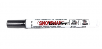 Spidol Snowman Permanent AG 12, marking on any materials