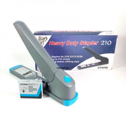 Stapler Etona 210 Heavy Duty/ Stapler Besar 200 lbr + BONUS ISI 1