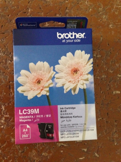 Tinta Brother LC 39 M, Magenta