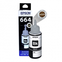 Tinta Printer Epson 664 Black, Hitam