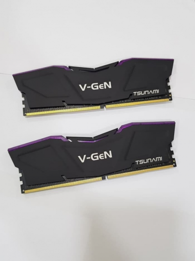 V-GeN Tsunami DDR4 PC21000 2666Mhz Dual 8GB (2x4GB) 16-18-18-35